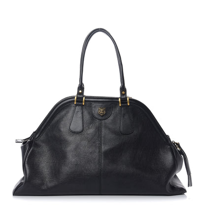 Gucci Calfskin Large Re(Belle) Top Handle Bag Black 1 of 9