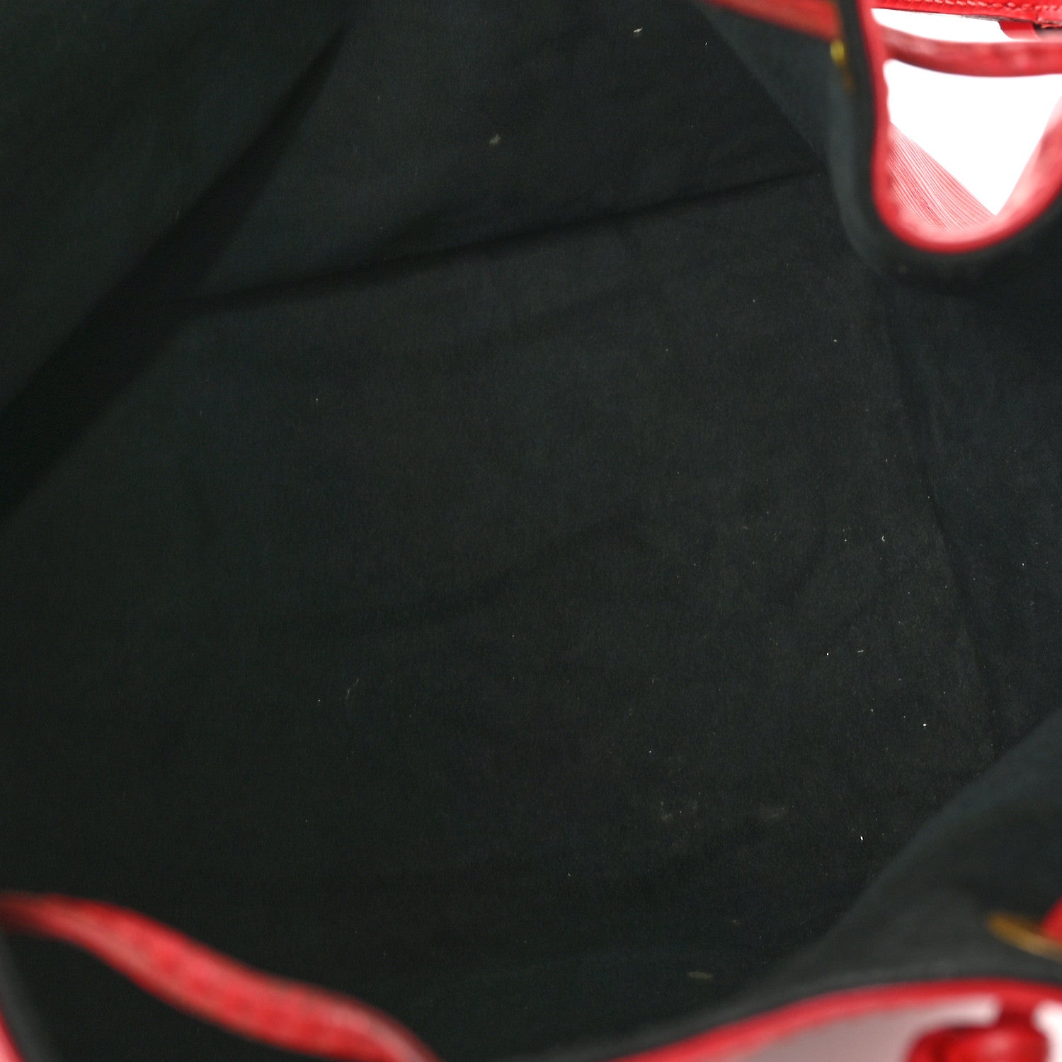 Louis Vuitton Epi Noe Castillan Red 5 of 12