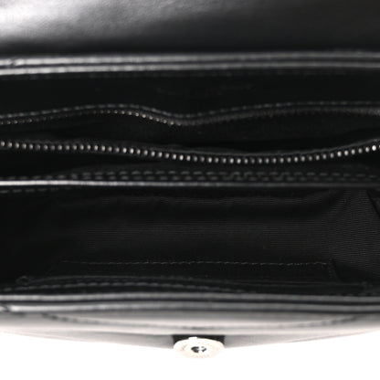 Saint Laurent Calfskin Y Quilted Monogram Monochrome Toy Loulou Crossbody Bag Black 5 of 11