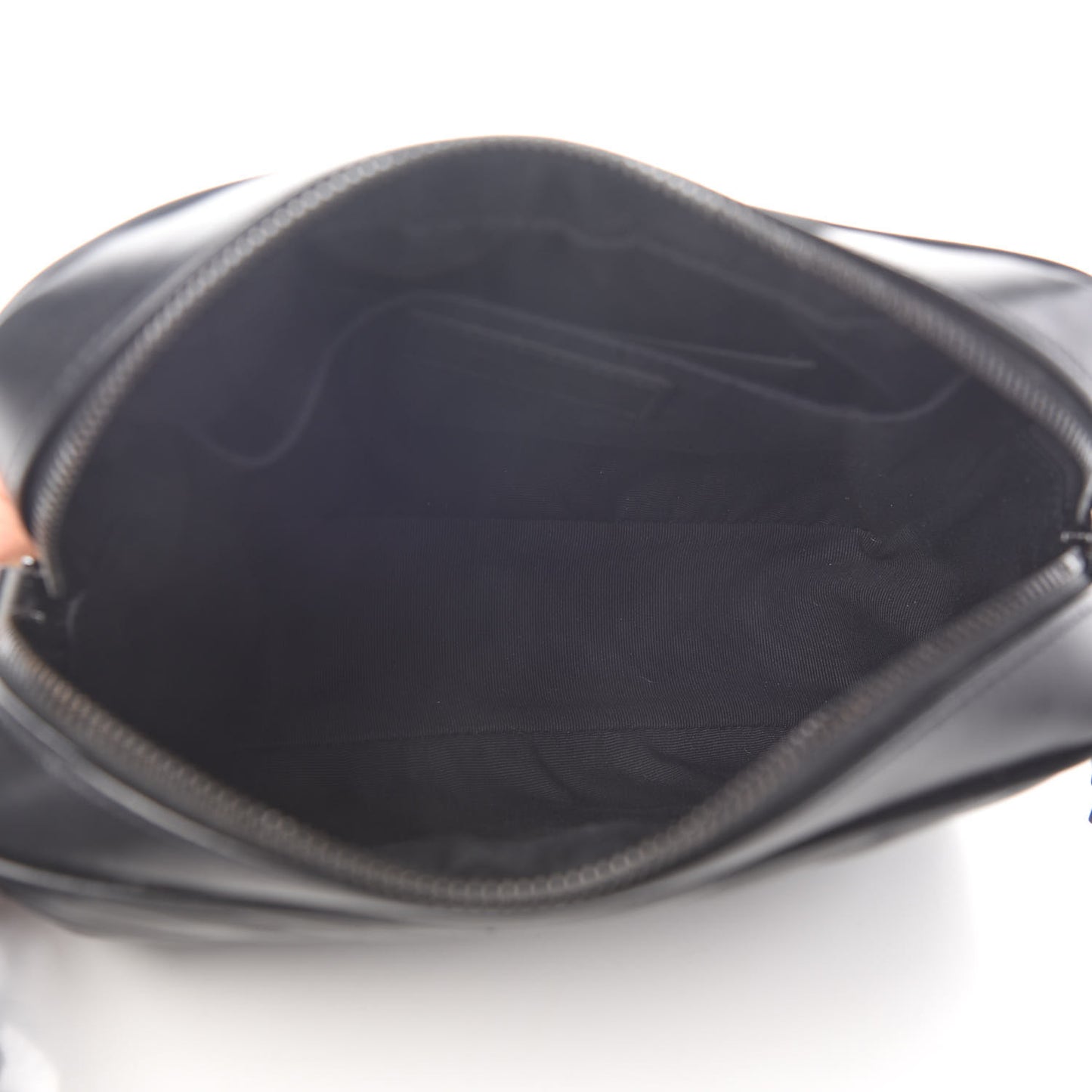 Calfskin Matelasse Monogram Lou Camera Bag Black