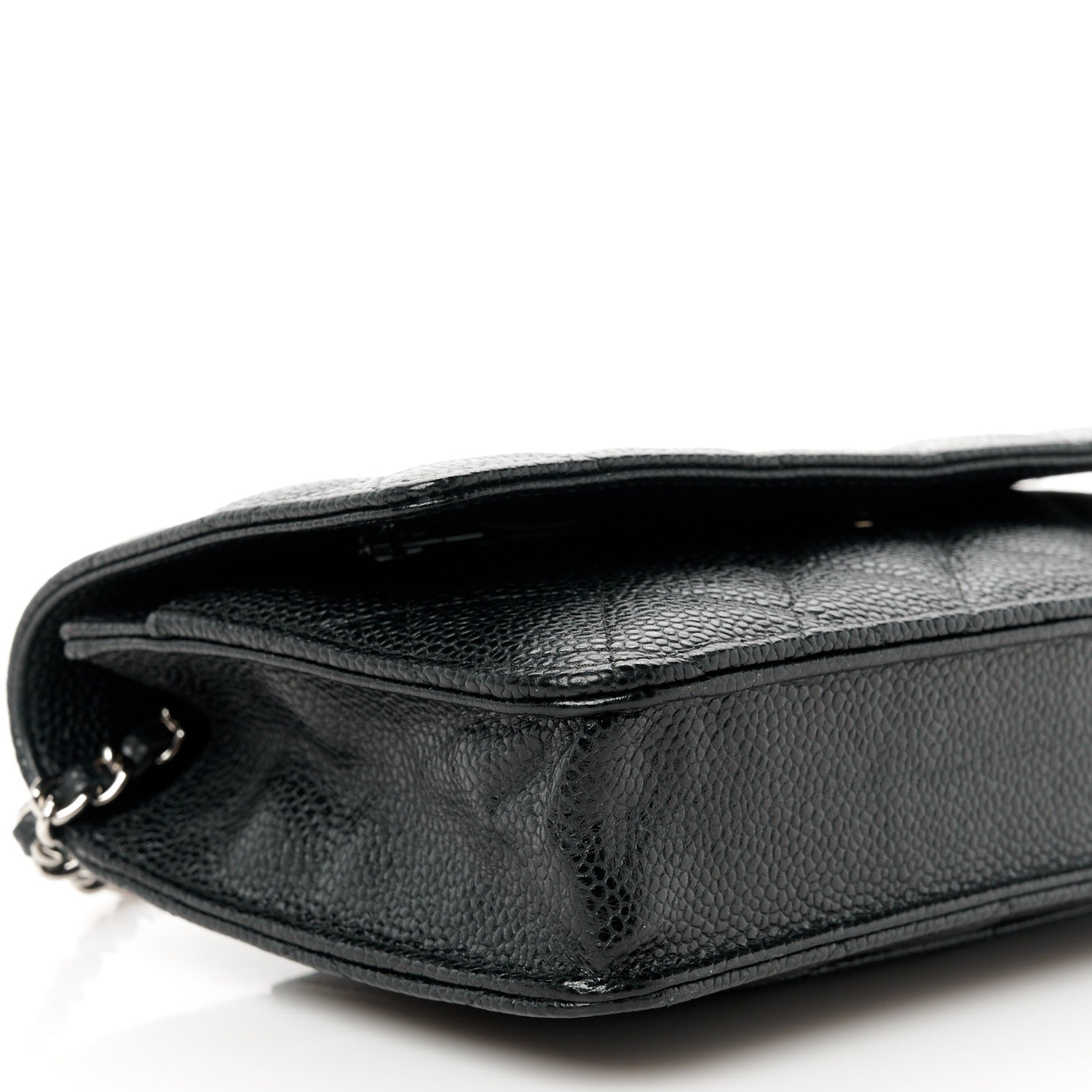 Chanel Caviar Quilted Wallet on Chain WOC Black 10 of 12