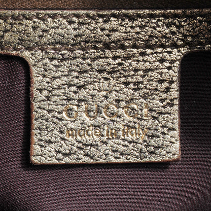 Gucci Monogram Large Horsebit Chain Hobo Metallic 6 of 8