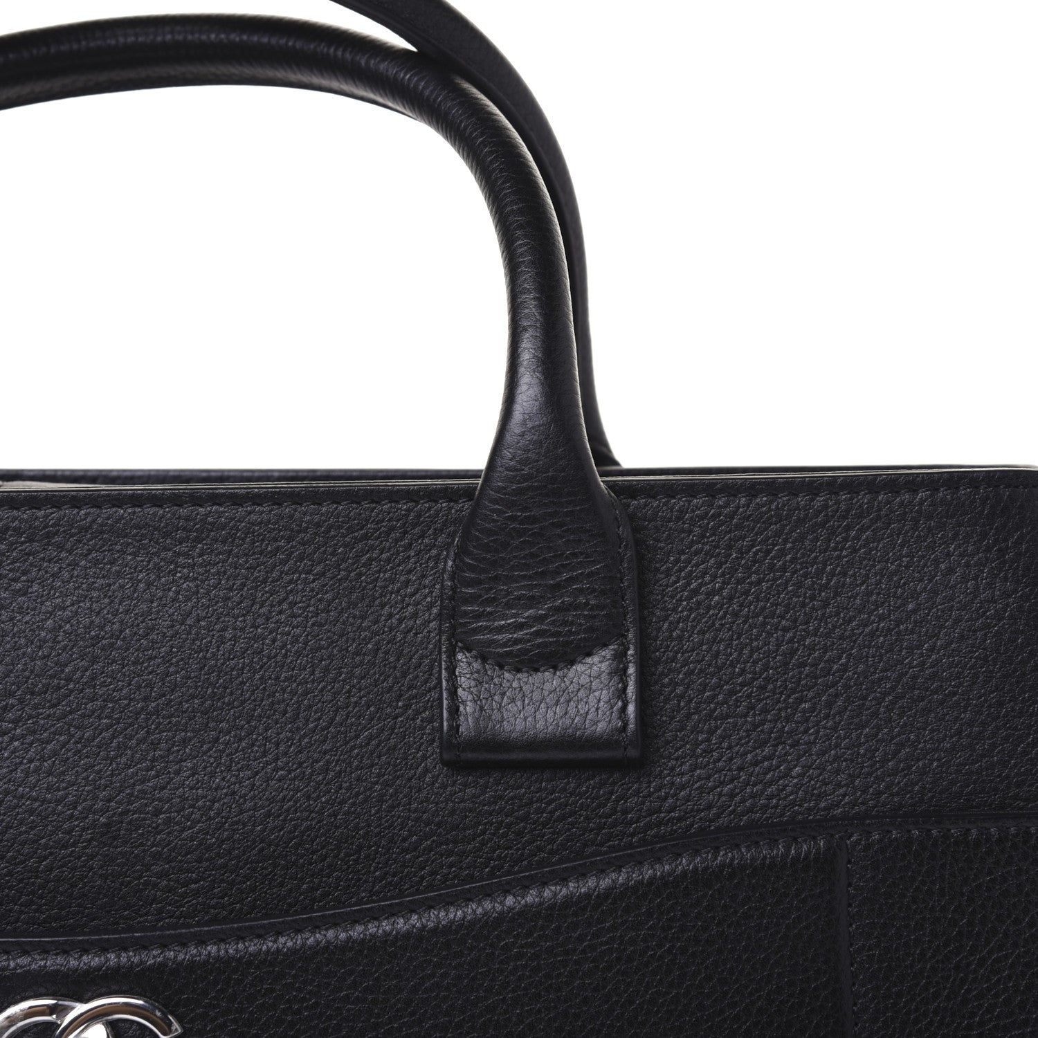 Chanel Grained Calfskin Large Neo Executive Shopper Tote Black 13 of 17