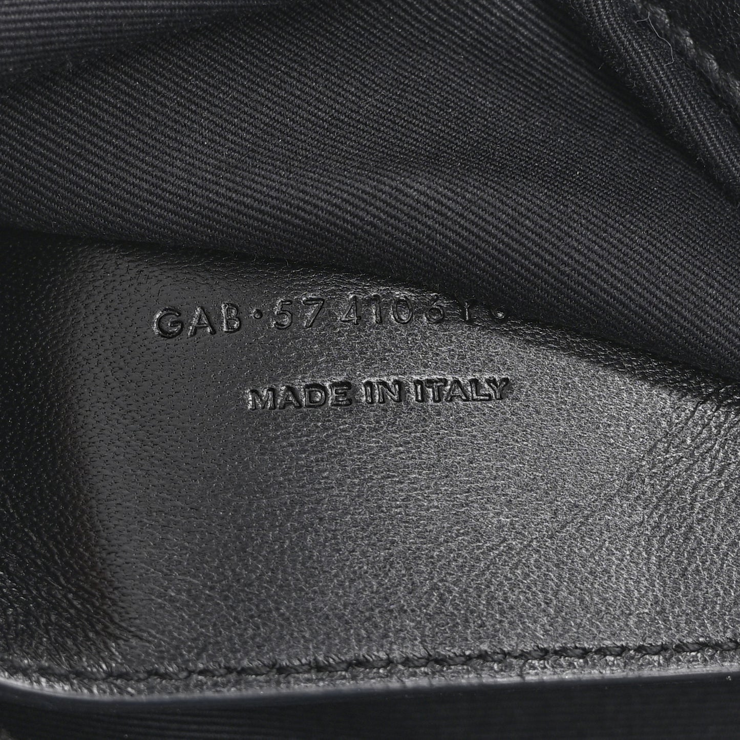 Calfskin Crocodile Embossed Medium West Hollywood Monogram Fold-Over Black