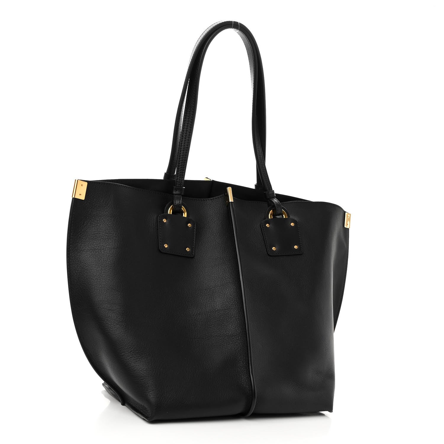 Chloe Smooth Calfskin Medium Vick Tote Black 4 of 10