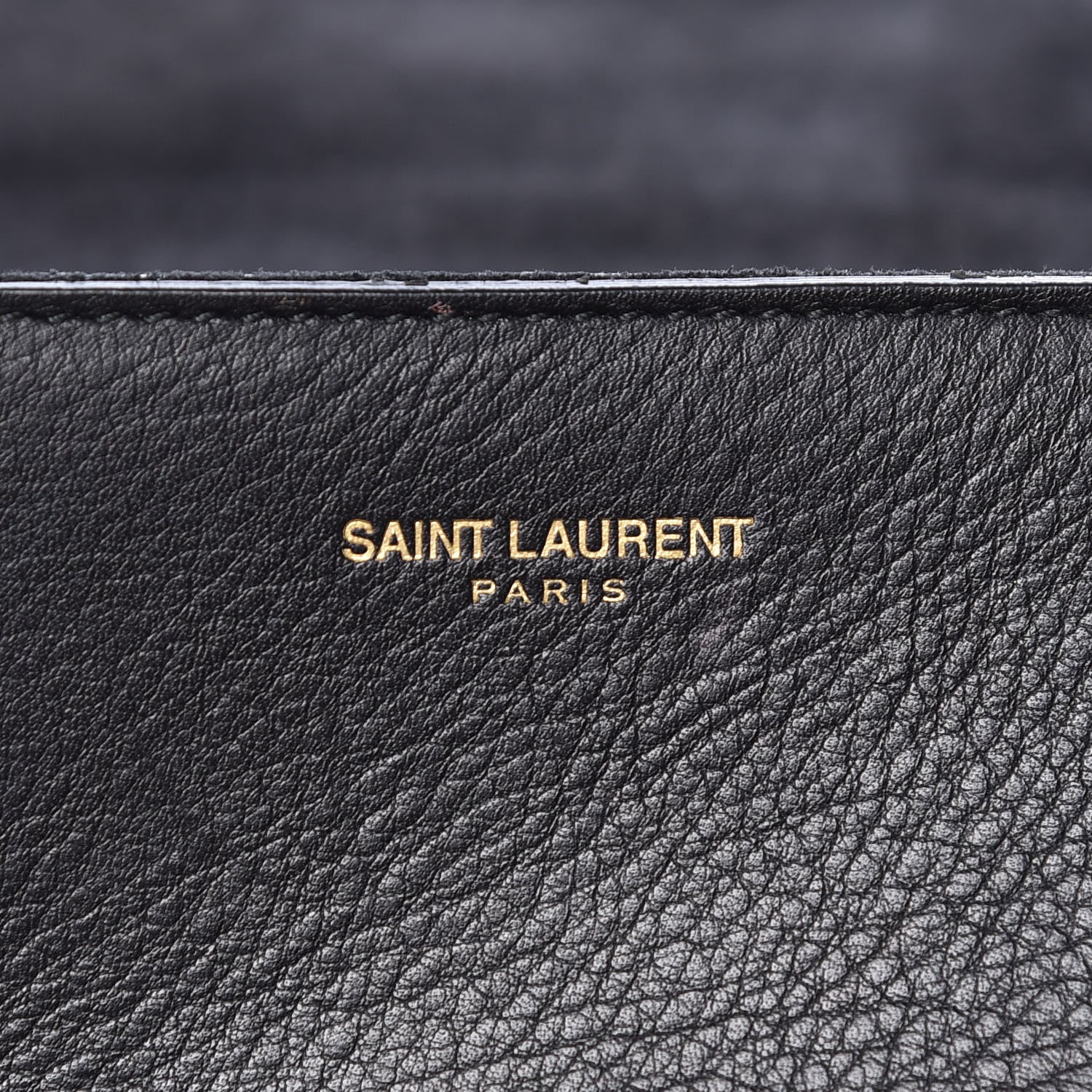 Saint Laurent Calfskin Classic Y Ligne Clutch Black 6 of 13