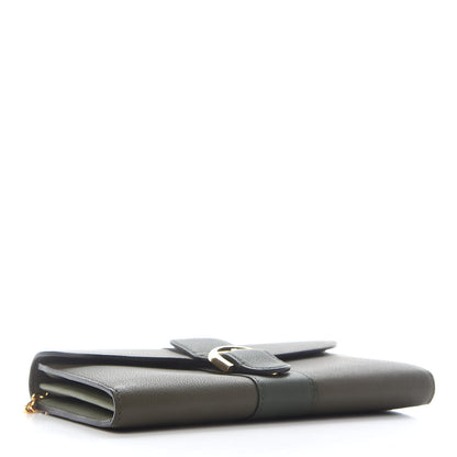 Delvaux Brillant Wallet on Chain Kaki 3 of 8