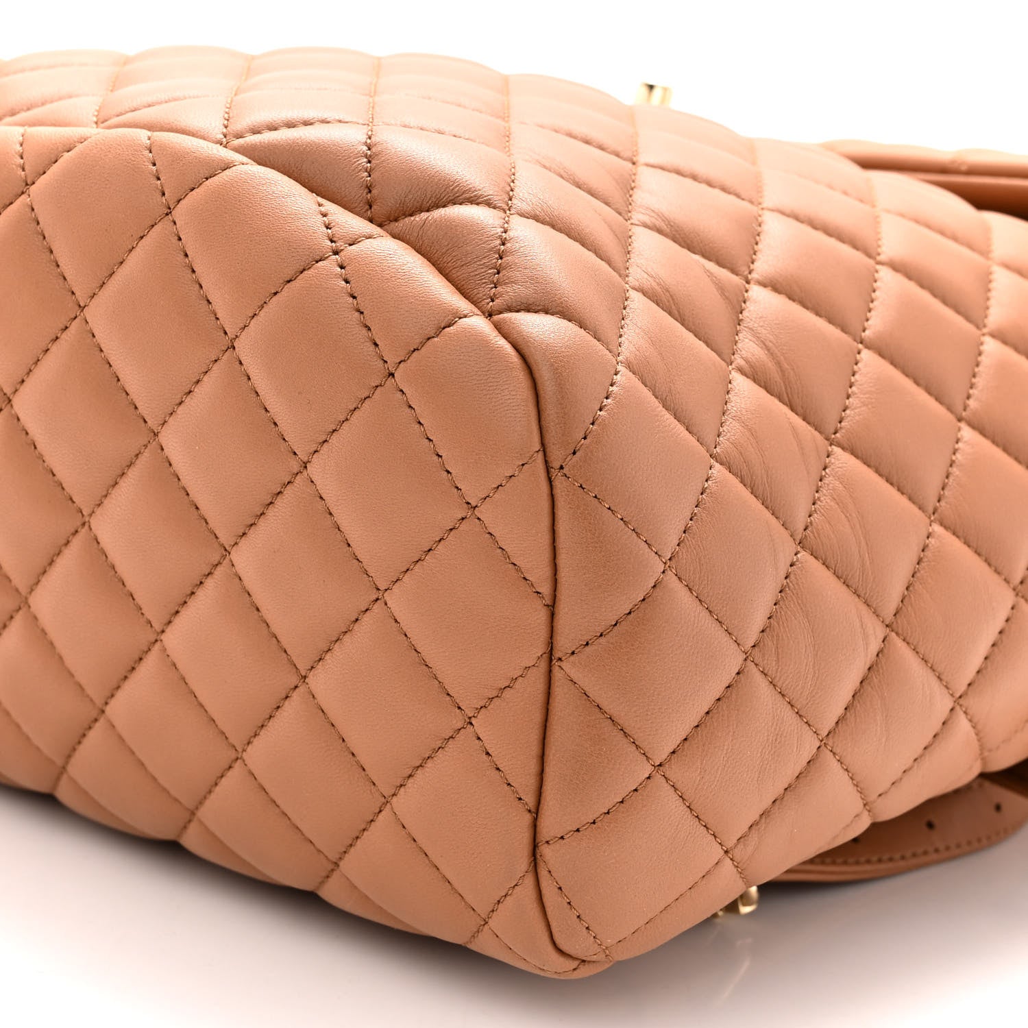 Chanel Lambskin Quilted Large Urban Spirit Backpack Brown 9 of 9