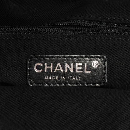 Chanel Calfskin Expandable Stitched Frame Top Bag Black 6 of 7