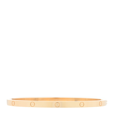 18K Yellow Gold Small LOVE Bracelet 17
