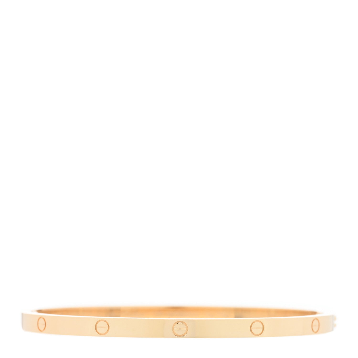 Cartier 18K Yellow Gold Small LOVE Bracelet 17 1 of 5