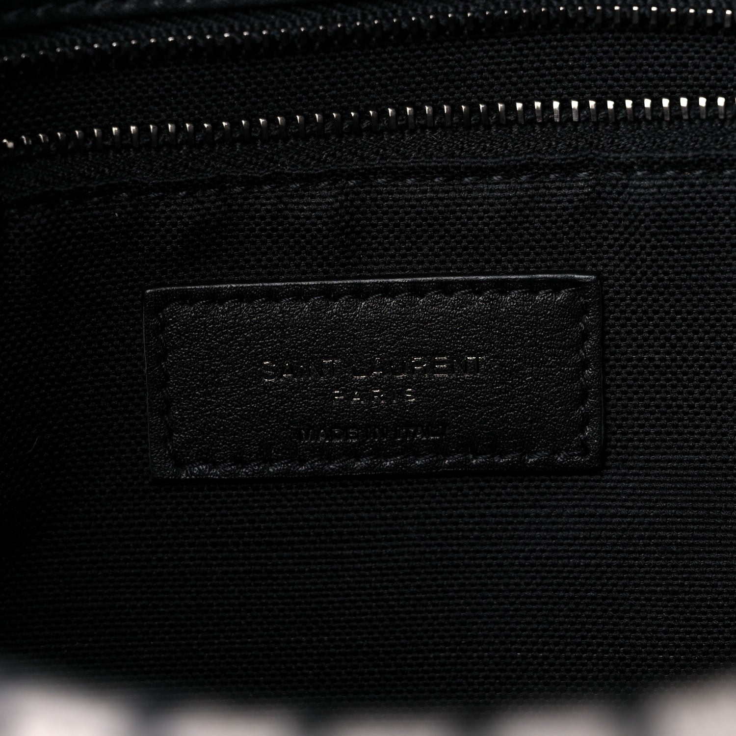 Saint Laurent Cotton Canvas Vintage Calfskin Monogram Medium Niki Chain Satchel 7 of 14