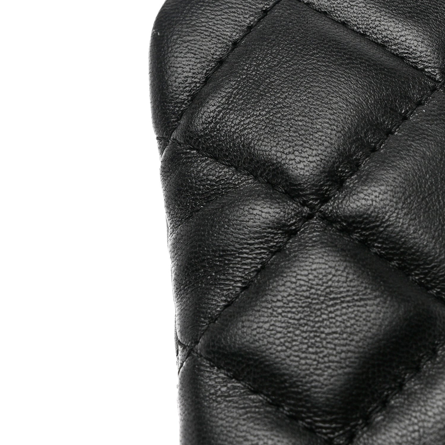 Chanel Lambskin Quilted Small Cosmetic Case Black 9 of 11