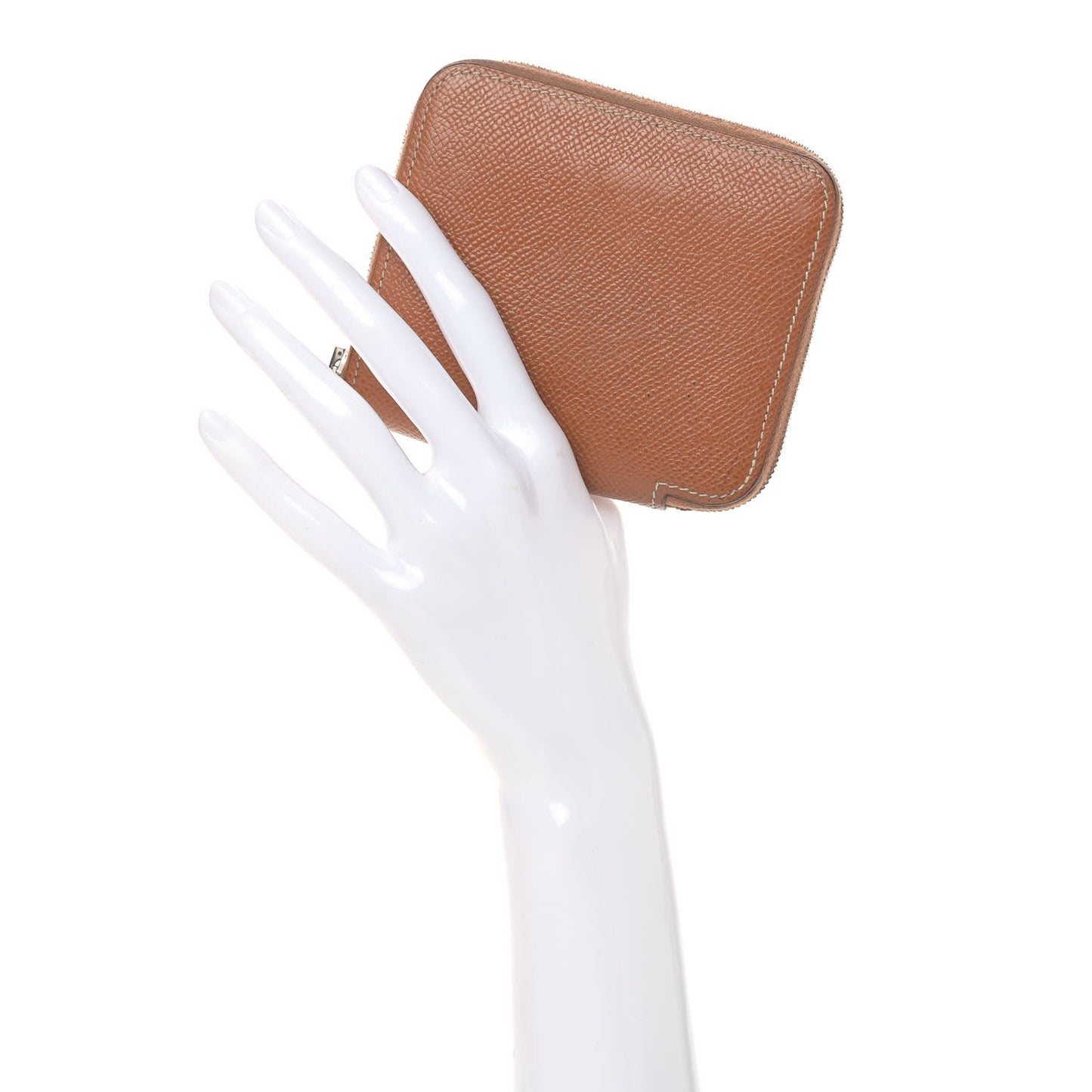 Epsom Silk'in Compact Wallet Gold