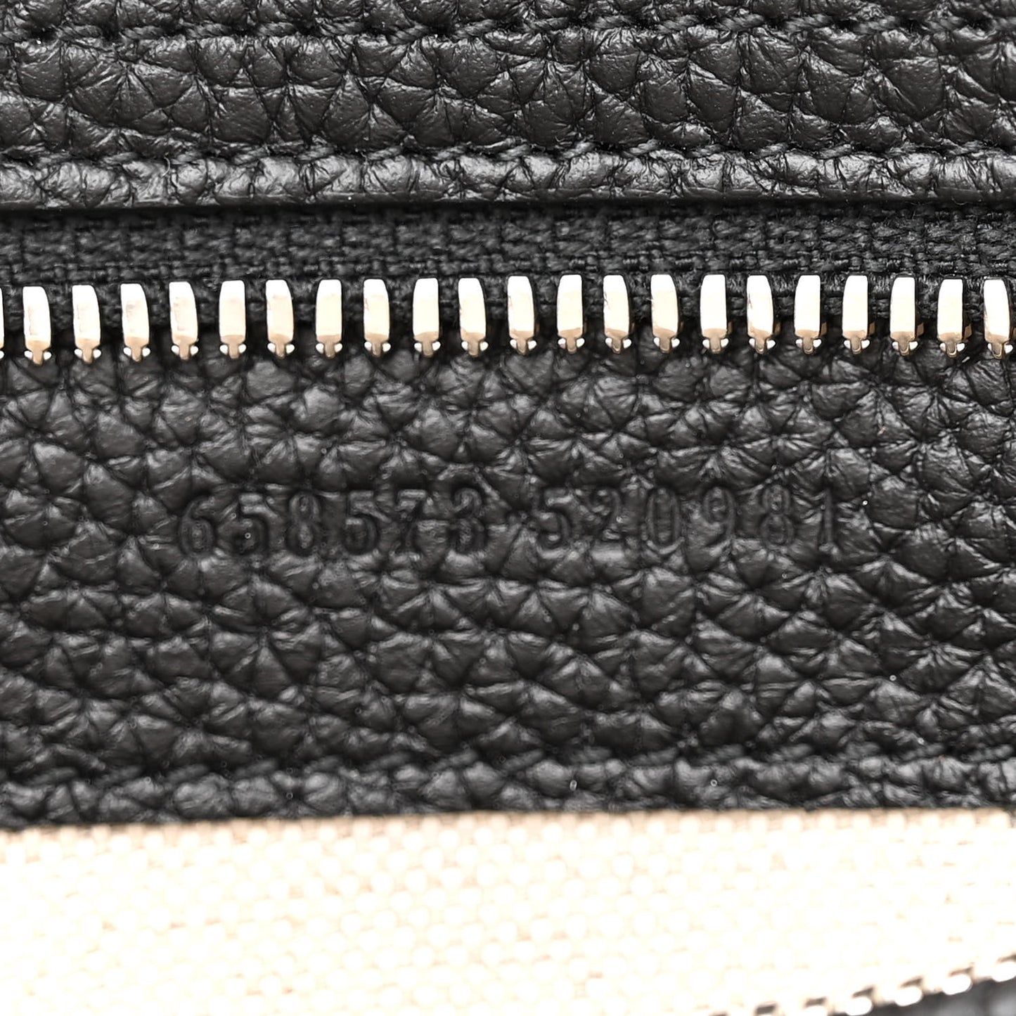 Piuma Calfskin Jumbo GG Embossed Briefcase Black