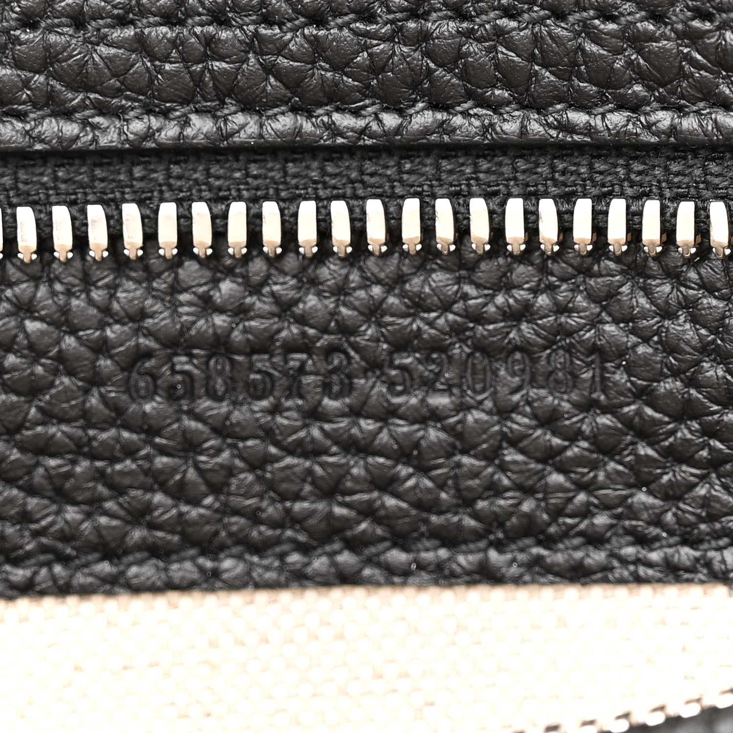 Gucci Piuma Calfskin Jumbo GG Embossed Briefcase Black 7 of 13