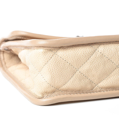 Chanel Caviar Quilted Medium French Riviera Flap Beige 5 of 10