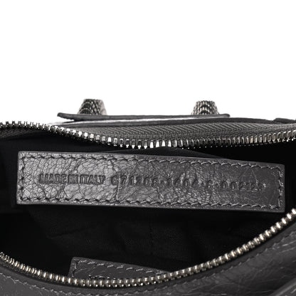 Balenciaga Agneau Arena Le Cagole Shoulder Bag XS Dark Grey 12 of 19