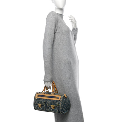 Louis Vuitton Monogram Denim Neo Speedy Blue 2 of 19