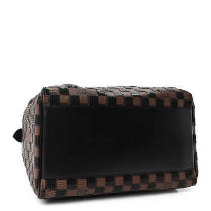 Louis Vuitton Damier Paillettes Speedy 30 Black 6 of 17