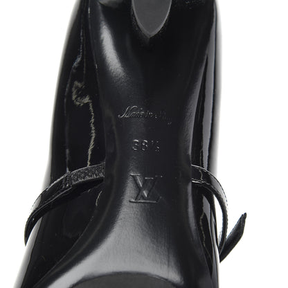 Louis Vuitton Patent Uniformes Silhouette 40mm Pumps 38.5 Black 7 of 8
