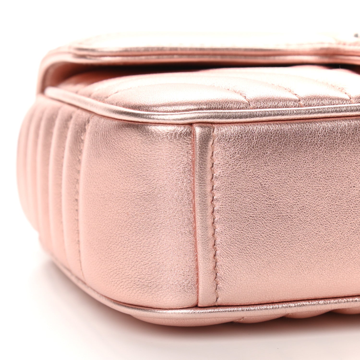 Prada Nappa Impunture Diagramme Small Chain Flap Shoulder Bag Rosa Mordore 8 of 9