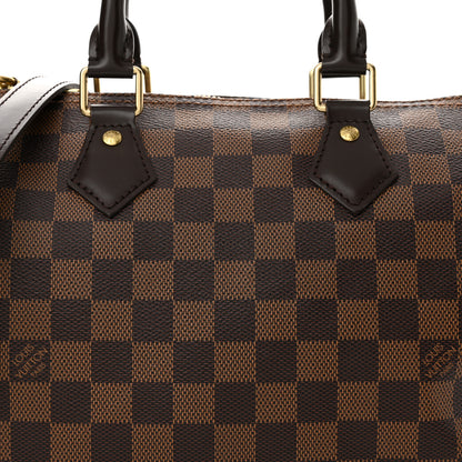 Louis Vuitton Damier Ebene Speedy Bandouliere 25 8 of 10