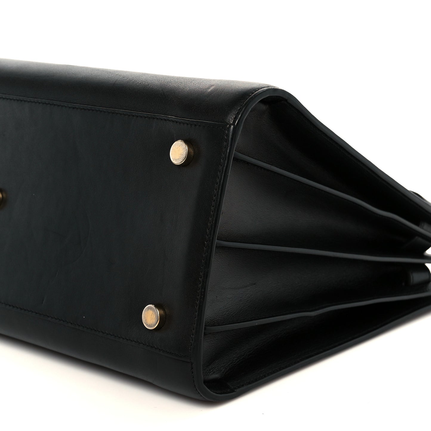 Calfskin Small Sac De Jour Black