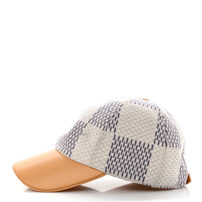 Louis Vuitton Wool Damier Azur Cap M 3 of 9