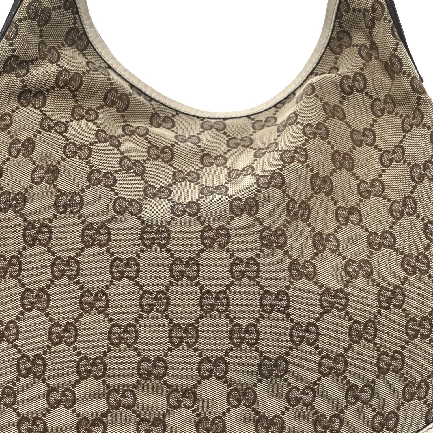 Gucci Monogram Medium New Britt Hobo Off White 8 of 10