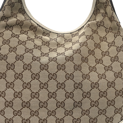 Gucci Monogram Medium New Britt Hobo Off White 8 of 10