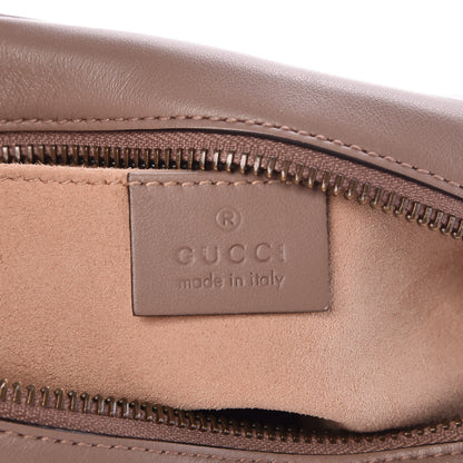 Gucci Calfskin Matelasse Mini GG Marmont Chain Shoulder Bag Nude 6 of 7