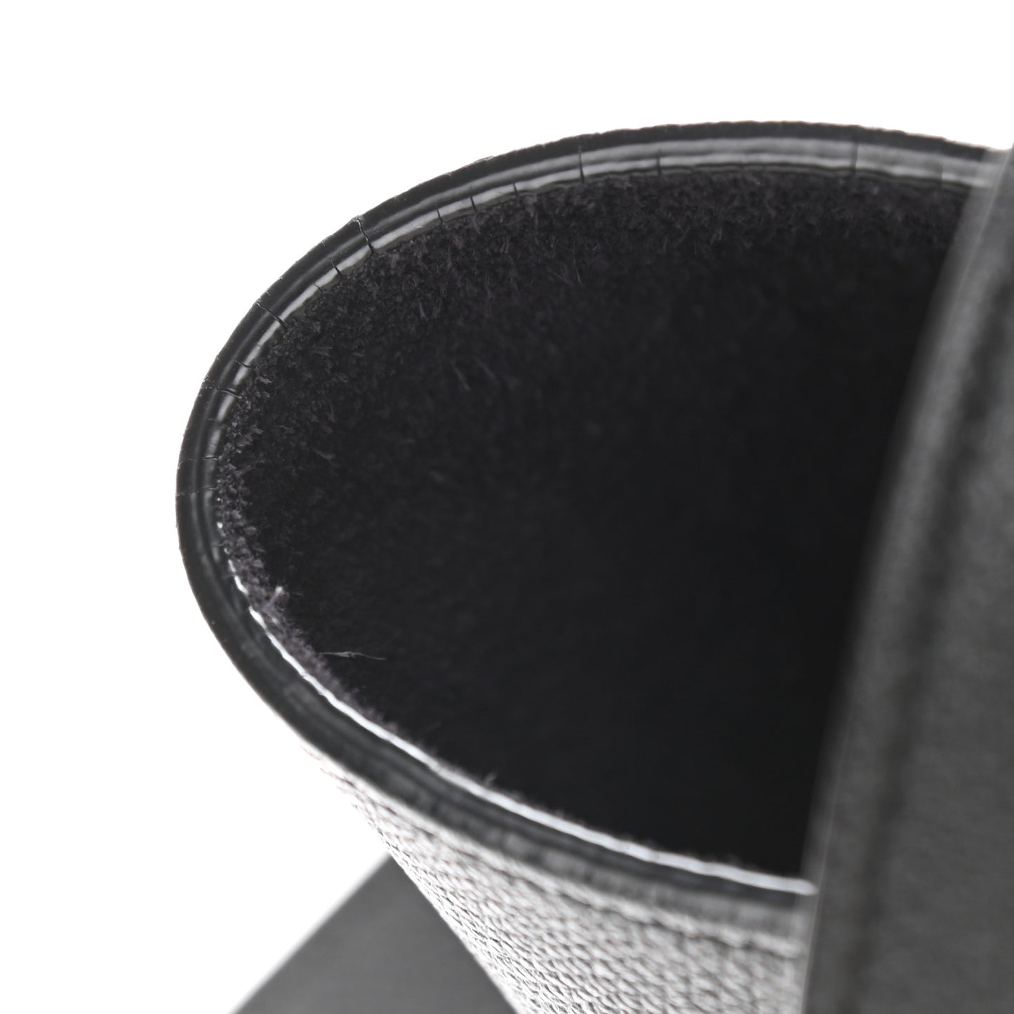 Grained Calfskin Micro Belt Bag Black