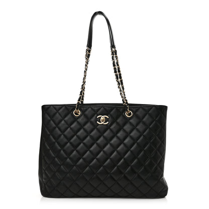 Chanel Calfskin Quilted Timeless Tote Black 1 of 11