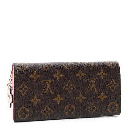 Louis Vuitton Monogram Bloom Flower Emilie Wallet 3 of 6