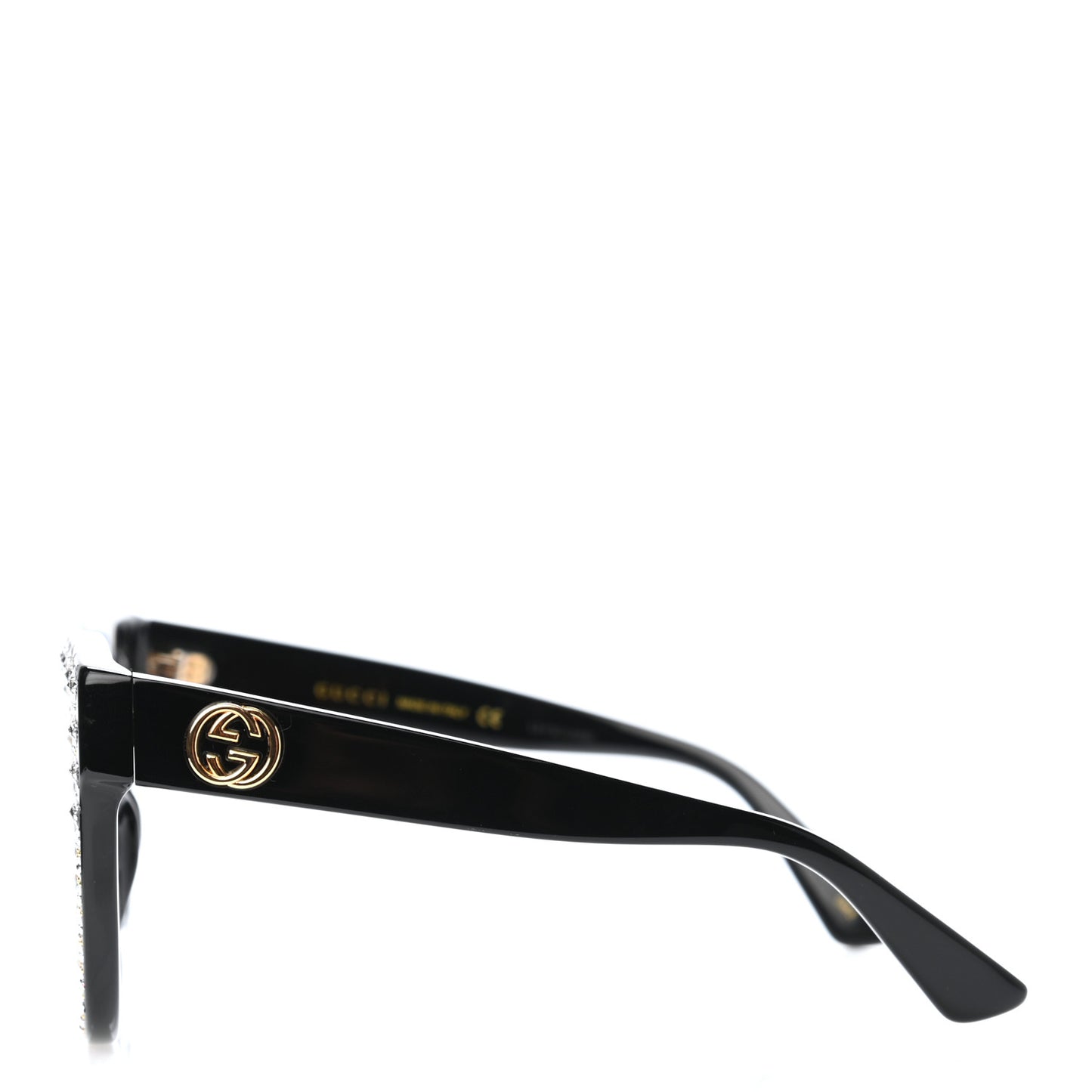 Acetate Stars Cat Eye Sunglasses GG0116S Black
