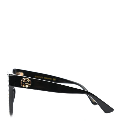 Gucci Acetate Stars Cat Eye Sunglasses GG0116S Black 2 of 4