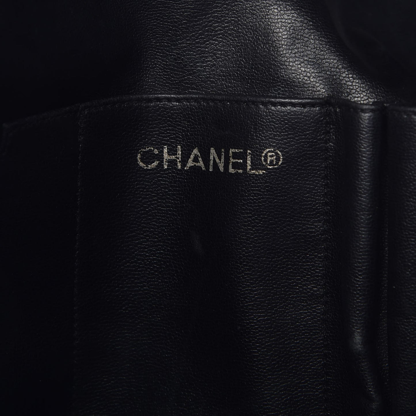 Lambskin Double Stitched Tote Black