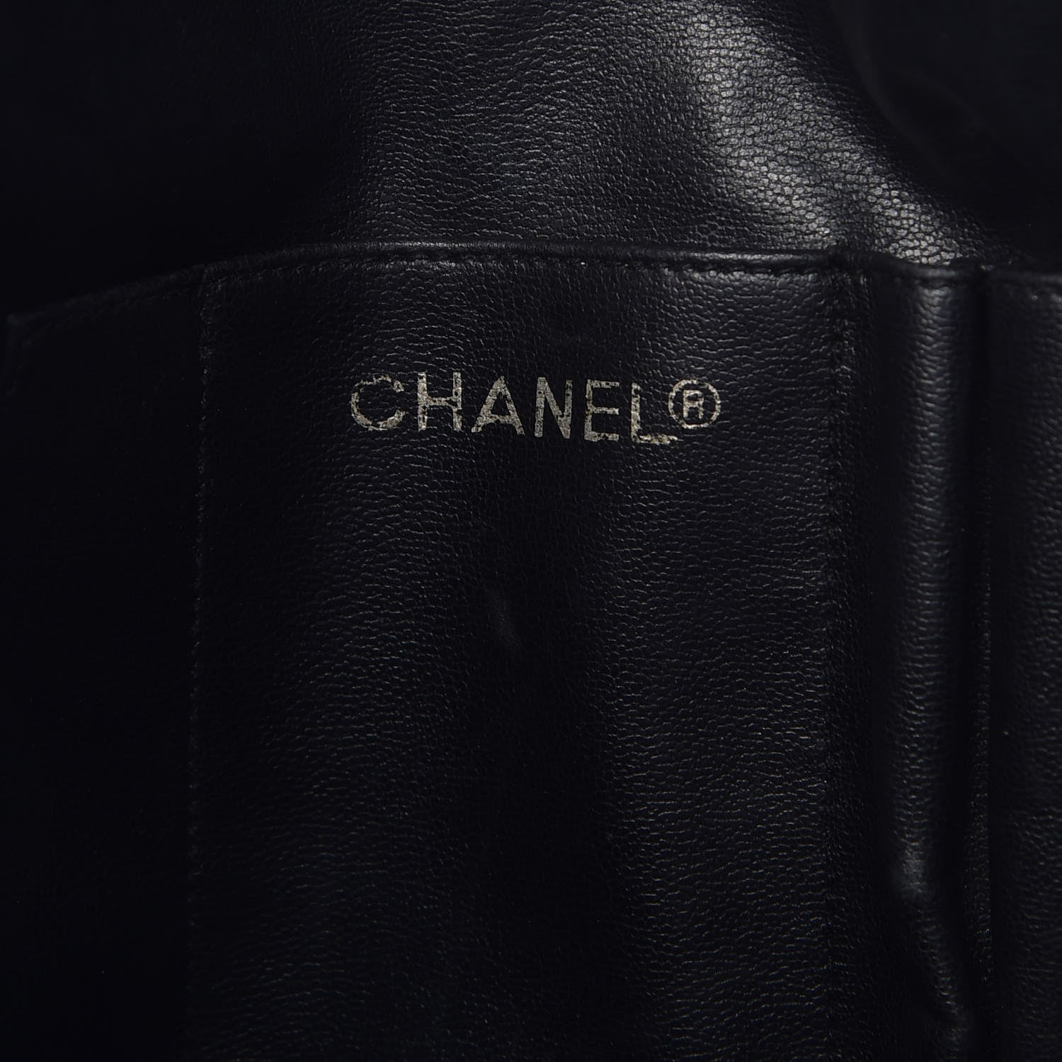 Chanel Lambskin Double Stitched Tote Black 6 of 15