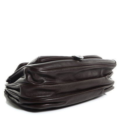 Chanel Caviar Mademoiselle Lock Accordion Flap Brown 4 of 7
