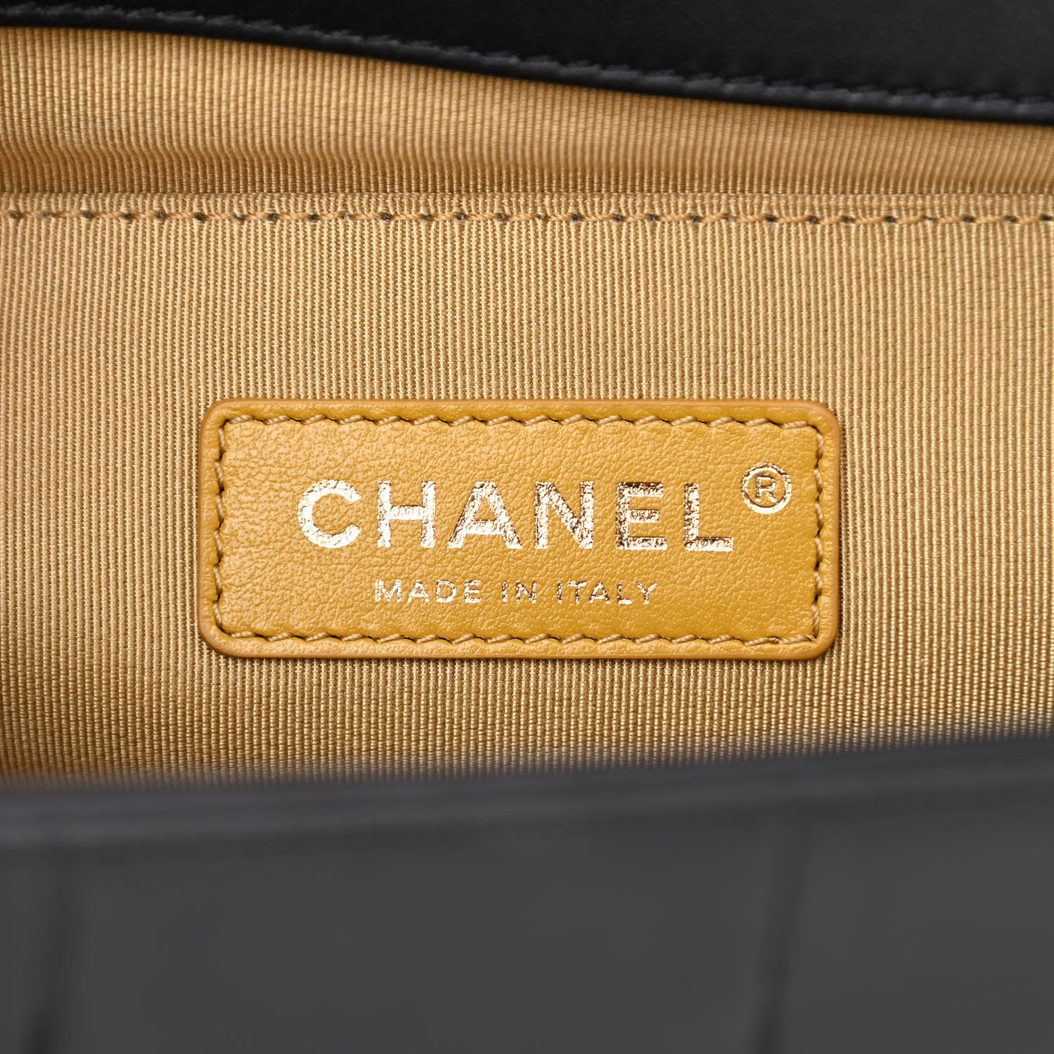 Chanel Calfskin Crocodile Embossed Graffiti Cocodile Medium Boy Flap Black 6 of 10