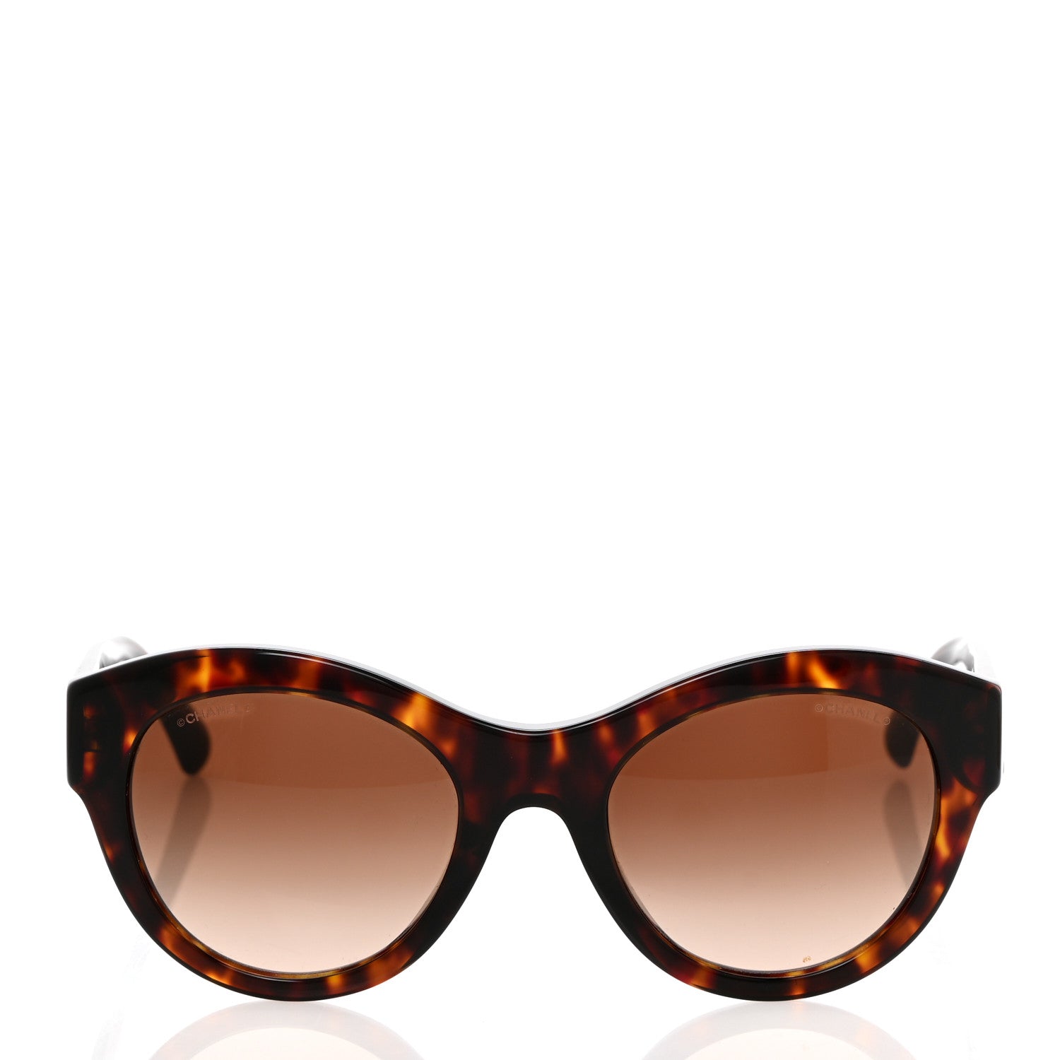 Chanel Acetate Butterfly Sunglasses 5371-A Tortoise 2 of 8