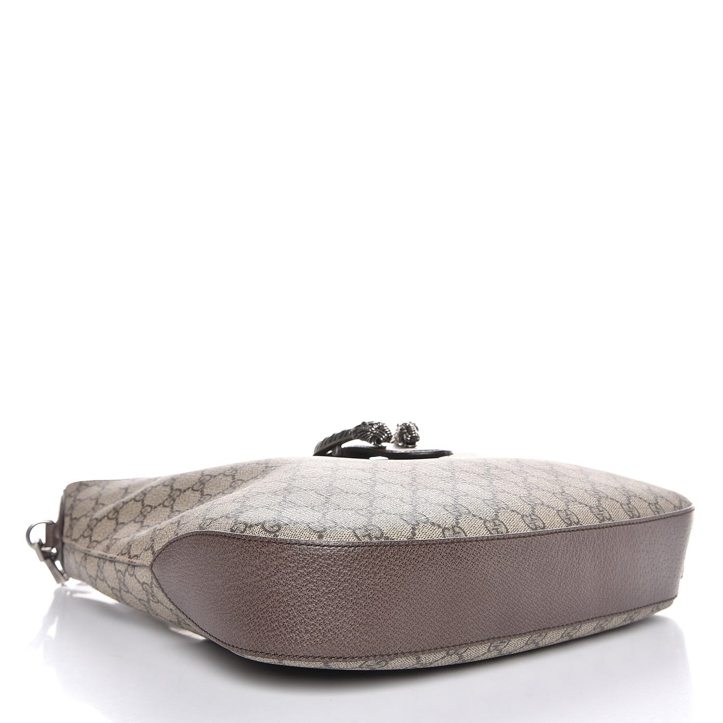 GG Supreme Monogram Web Medium Dionysus Hobo Brown