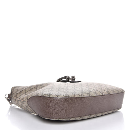 Gucci GG Supreme Monogram Web Medium Dionysus Hobo Brown 4 of 7