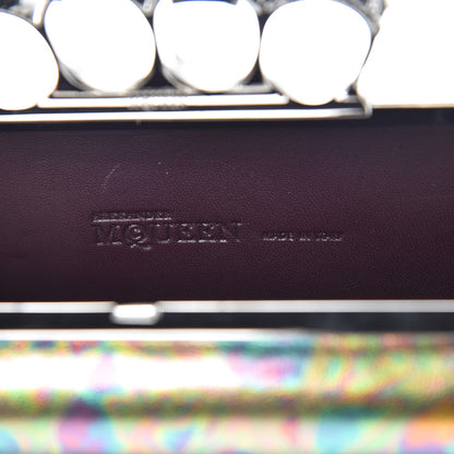 Alexander McQueen Lambskin Oil Slick Knucklebox Clutch 7 of 8