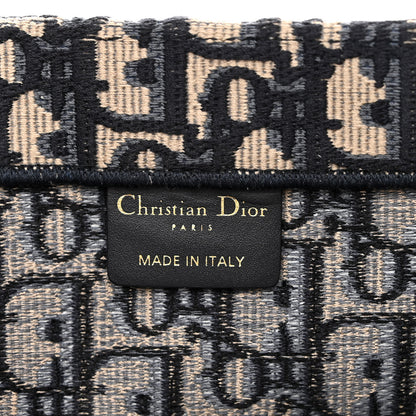 Christian Dior Oblique Medium Book Tote Blue Multicolor 6 of 12
