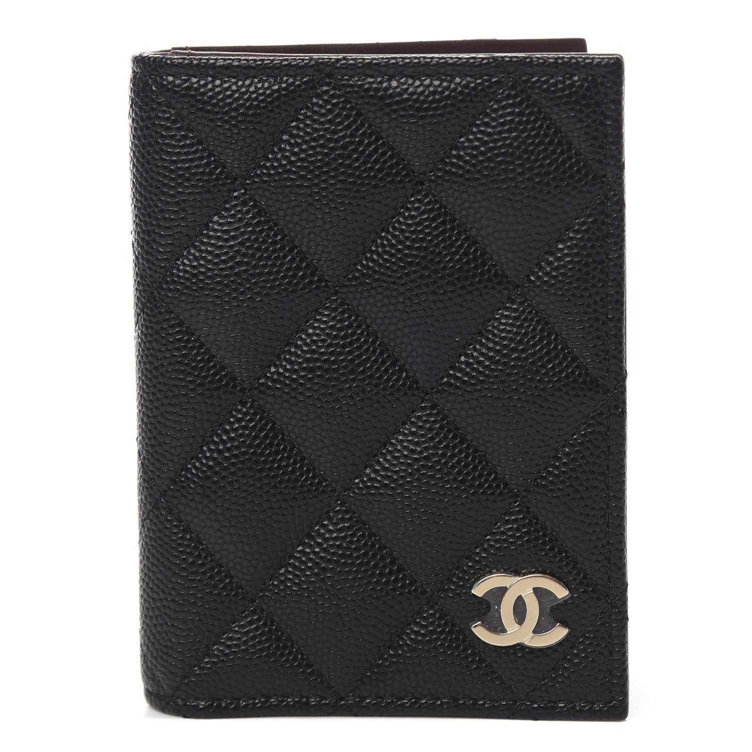 Chanel Caviar Quilted Card Holder Wallet Black 1 of 8