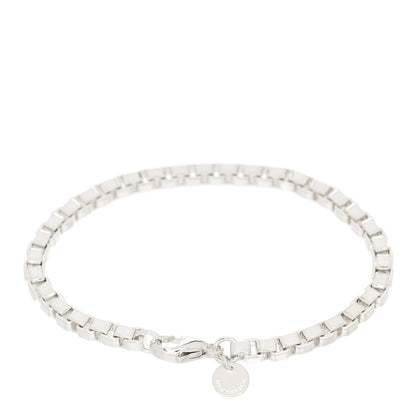 Tiffany Sterling Silver 4mm Venetian Link Bracelet 2 of 4