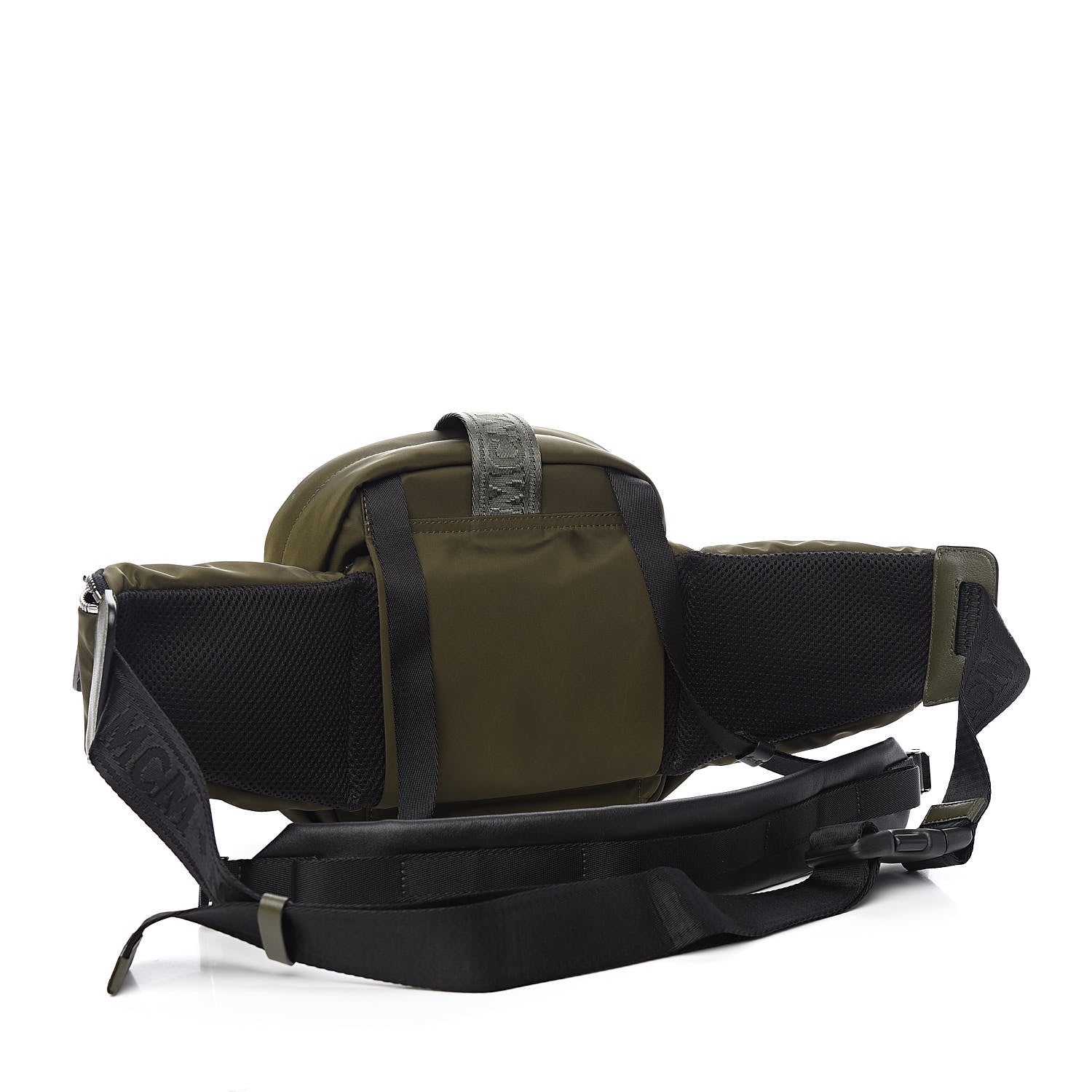 MCM Nylon Jemison Crossbody Loden Green 4 of 10
