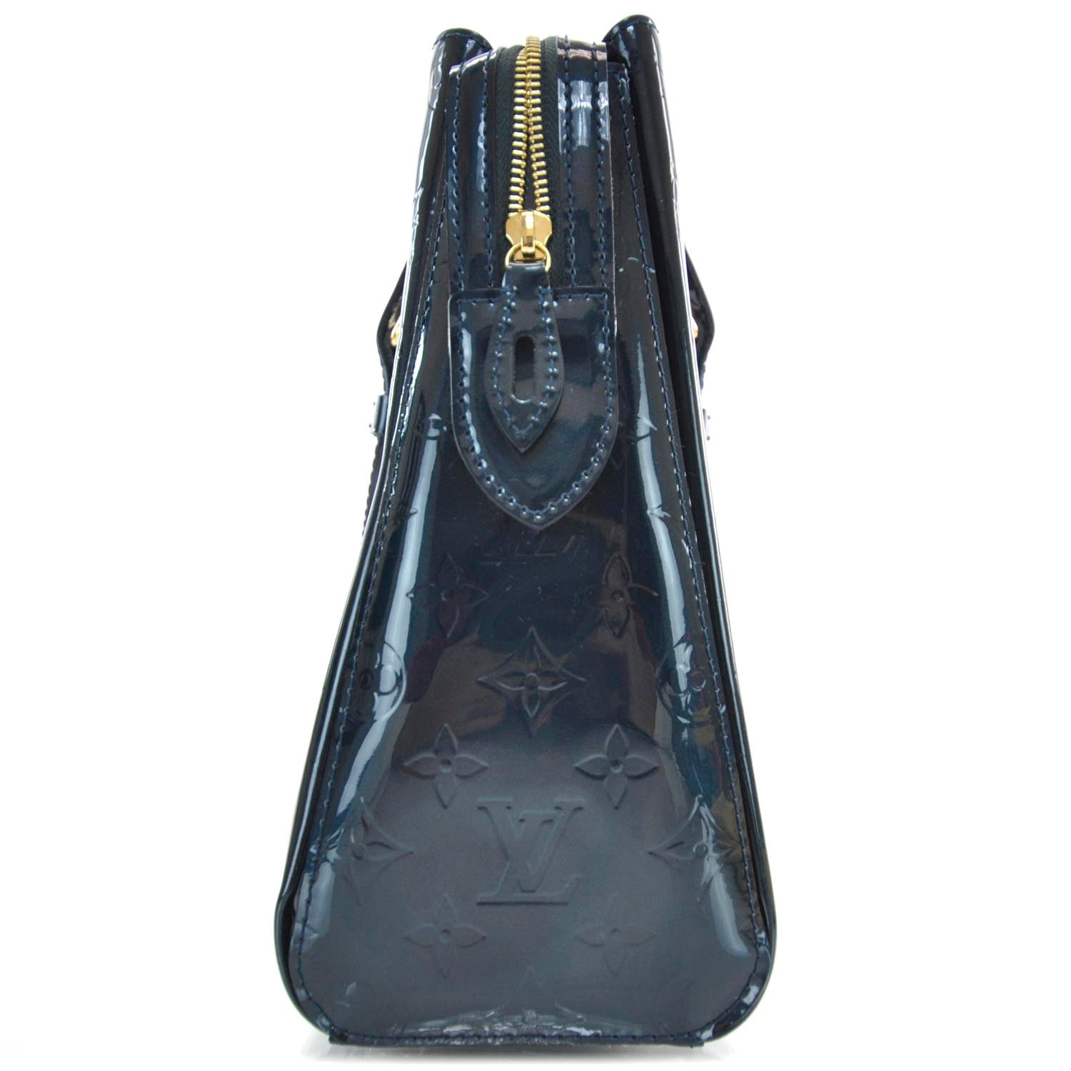 Louis Vuitton Vernis Melrose Avenue Blue Nuit 4 of 10